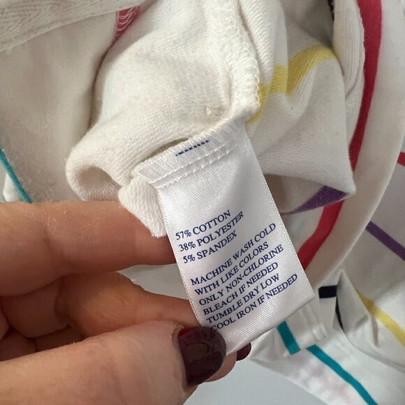 Southern Tide Stripe Shirt Womens XS Long Sleeves Polo Pullover Casual Mock Neck - Picture 3 of 5